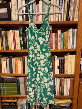 Merona XS green floral sundress